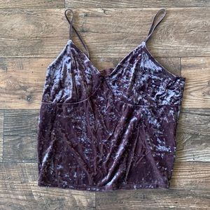 American Eagle Velvet Tank
